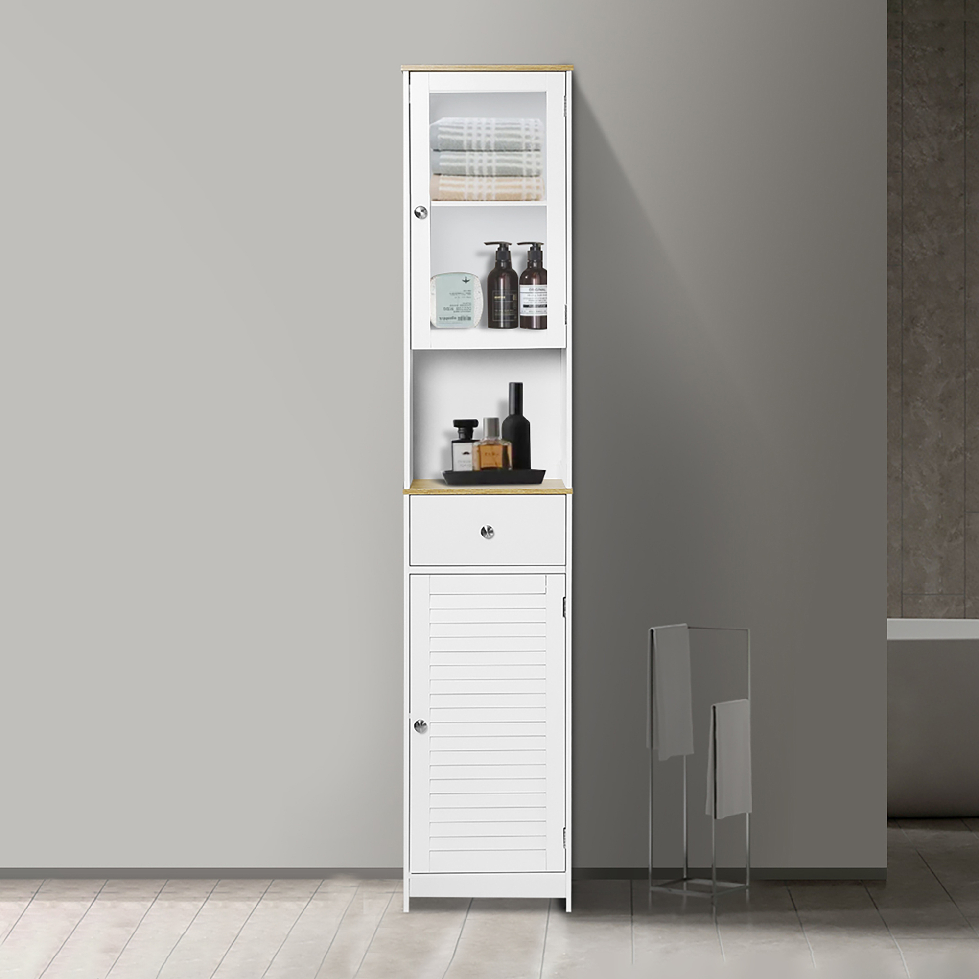 vertical bathroom cabinets